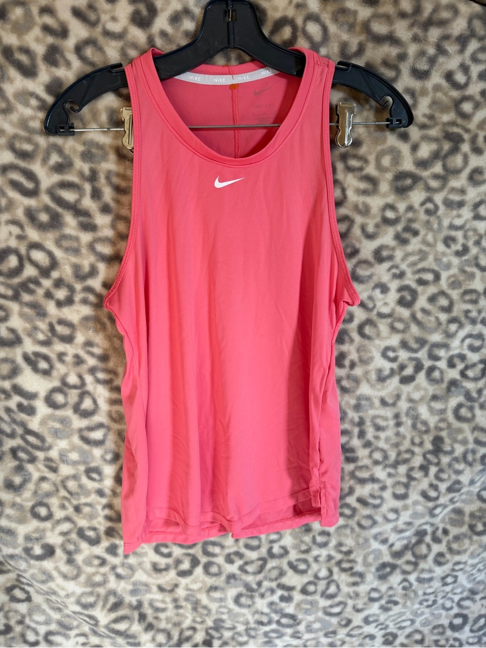 Nike Coral-Pink Dri-FIT Sleeveless Tank